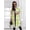 Green, variant on Women's Fashion Long Sleeve Color Plaid Brushed Woolen Long Coat