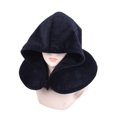 thumbnail image 3 of Memory Foam Warm Hoodie U Shaped Travel Pillow Neck Support Super Soft Hood Cushion Helps Block Out Light and Sound!, 3 of 5