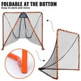 thumbnail image 2 of KFFKFF 6'x6' Lacrosse Goal Net Folding Backyard Lacrosse Training Equipment Steel, 2 of 9