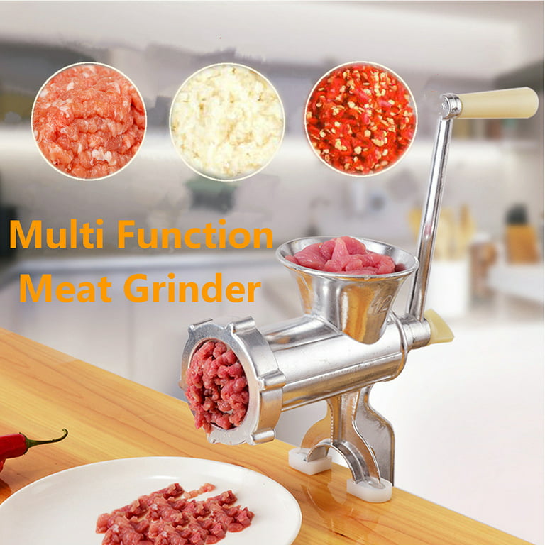VEVORbrand Hand Operated Meat Grinder,304 Stainless Steel Manual Meat  Grinder Multifunction Crank Meat Grinder Sausage Maker Powder Grinder  Household
