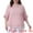 Light Pink, variant on Unique Bargains Women's Plus Size Hollow Out Lace Crochet Crew Neck Short Sleeve T-Shirt 1X White