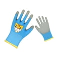 thumbnail image 2 of Guantes de jardinería infantiles con estampado animal, antideslizantes, transpirables e impermeables. Azul, 2 of 8