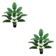 thumbnail image 2 of Monstrate Decoración portátil de árbol de plátano de simulación de bonsái artificial para interiores Type1 NO1, 2 of 6