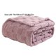 thumbnail image 3 of Manta Suave De Felpa Polar, Cálida Y Acogedora Para Siestas En La Cama O El Sofá, Color Morado, 3 of 9