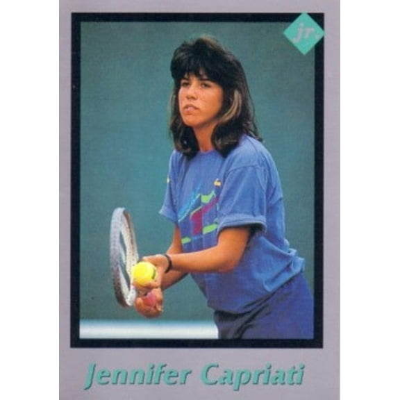 Jennifer Capriati 1991 Tuff Stuff Jr. tennis Rookie Card