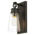 thumbnail image 2 of Z Lite 815-1S-MB 7 in. Saxon 1 Light Wall Sconce Wall Light, Matte Black, 2 of 8