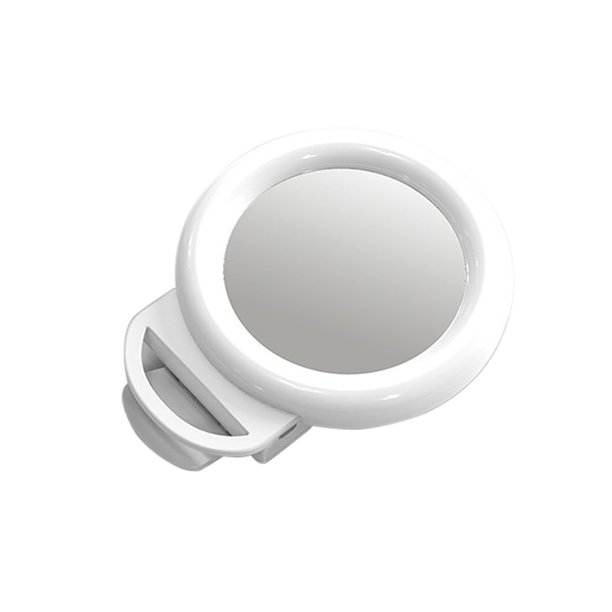 Mini RGB Smartphone Selfie Ring Light Clip-on LED Beauty Light Batería recargable incorporada con es Abanopi Lámpara de fotografía