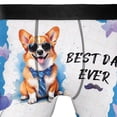 thumbnail image 4 of Happy Father's Day Best Corgi Cool Dad Ever All Over Print Boxer Briefs Underwear for Men Dad Welsh Corgi Dog Lover Gifts Idea - 12007, 4 of 6