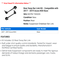 thumbnail image 2 of Rear Sway Bar Link Kit - Compatible with 2017 - 2019 Acura NSX Base 2018, 2 of 2