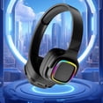 thumbnail image 4 of xjwjuw Over-Ear Bluetooth Headphones 5.3, 48H Battery Life with Wireless/Wired/TF Card Modes, Foldable Design & Subwoofer Sound, Compatible with Mobile/PC, Ideal for Music, Gaming, Travel, 4 of 7