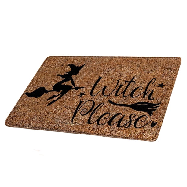 Bewildely Alfombras con letras de dibujos animados, alfombra protectora para sala de estar de Halloween, no tóxica, lavable, decoración de casa, Kits de decoración para fiestas No.33 Bewildely HA045781-33