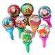 thumbnail image 2 of Globos de mano de Navidad para niños, 10 piezas, Papá Noel, muñeco de nieve, alce, campana de aire, juguetes inflables, decoración de Navidad, 2023, 2 of 4
