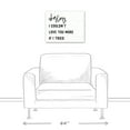 thumbnail image 3 of Creative Products Darling I Love You More 20x16 Canvas Wall Art, 3 of 5