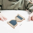thumbnail image 4 of Milaget Wooden Hourglass Busy Board Basic Skills Educational Toy Learning Activities Blue, 4 of 9