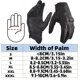 thumbnail image 2 of Guantes de Moto Sibewora Negro Pantalla Táctil para Hombre, 2 of 7