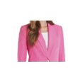 thumbnail image 2 of Vince Camuto Women's Long Sleeve Luxe Cdc One Button Blazer Pink Size 2 Petite, 2 of 3