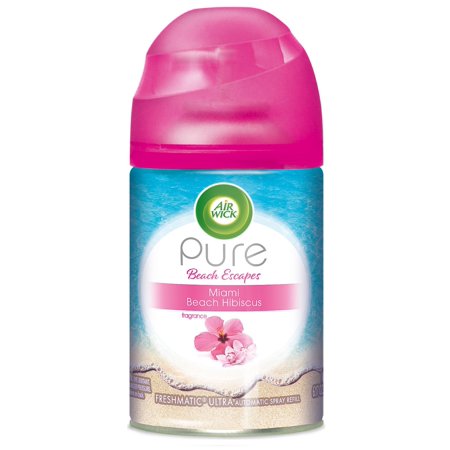 Air Wick Pure Freshmatic Refill Automatic Spray, Miami Beach Hibiscus, 6.17oz, Air