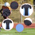 thumbnail image 2 of HAIYUE Youth New Padded Compression Shirt for Football to Protect Chest Shoulder Back of Size L, 2 of 9