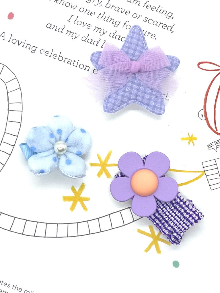 Hair Clips for Girls 18 Pcs No Slip Assorted Barrettes for Kids Bows Blue Purple Cute Hair Accessories for Little Girls Teens Toddlers Child Kids Gifts