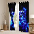 thumbnail image 3 of Manfei Kids Game Console Black Out Curtains,Gamepad Gaming Curtains Pack of 2 (42x63 Each),Blue Black Bedroom Curtains For Boy,Ultra Soft Home Decor, 3 of 6
