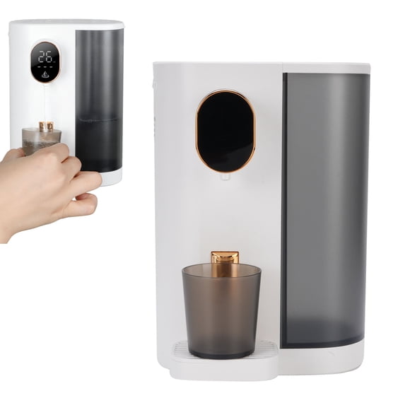 Electric Mouthwash Dispenser, Battery Indicator Automatic Mouthwash Dispenser 600ml for Home