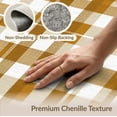 thumbnail image 6 of ODIKA 5'x7' Washable Area Rug Nursey Checkered Plaid Geometric Border Frame Gingham Motif Neutral for Guest Room, Lounge, Apartment, Non-Slip Low Profile, Stain Resistant, 6 of 7