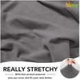 thumbnail image 3 of Easy-Going Super Stretch Sofa Slipcover Non Slip Couch Cover, Oversized Sofa, Light Gray, 3 of 7