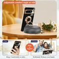 thumbnail image 4 of for Google Pixel 8 Pro Case with Ring Holder Magnetic Aesthetic Google Pixel 8 Pro Phone Case Silicone Soft TPU Thin White Cover 360° Rotatable Metal Kickstand (Black), 4 of 14
