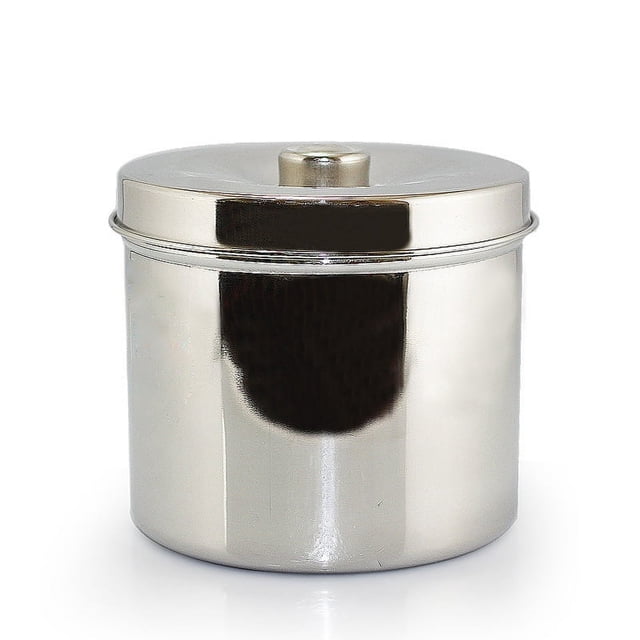 Frasco de ungüento de acero inoxidable Cilindro de bola de algodón Cilindro de desinfección Vaso Cilindro de ungüento Cilindro de gasa Cilindro de apósito Cilindro de alcohol Cilindro de algodón