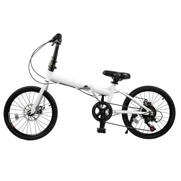 20" Folding Bike with 7 Speed Gears and Disc Brakes