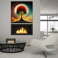 thumbnail image 6 of Epic Art 'Tree Of Life 11' by Ray Heere, Acrylic Glass Wall Art, 36"x36", 6 of 8