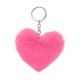 thumbnail image 2 of Cute Heart Plush Keychain for Women Girls - 3.14" Soft Bag Charm Purse Accessory, Valentine's Day Gift Novelty Keyring for Her Handbags & Backpacks, 2 of 5