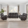 thumbnail image 4 of Steve Silver Alexandria Chocolate Power Recliner, Top Grain Leather, USB Port, 4 of 5