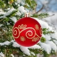 thumbnail image 3 of PayUSD Christmas Balls Ornaments for Christmas Decorations 44 pcs Xmas Christmas Tree Shatterproof Ornaments Set for Holiday Wedding Party Decoration (1.18"-2.36", Gold, Red), 3 of 8