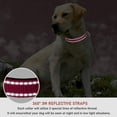 thumbnail image 4 of zalens Reflective Dog Collar, Adjustable Soft Neoprene Padded Breathable Nylon, Hotpink, M, 4 of 7
