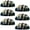 Multicolored 4, variant on PhooArto 6 Pcs Cup Drawer Pulls, Red Heart Life Illustration Shell Shape Handles Cabinet Knobs for Dresser Cupboard Closet Wardrobe with Screws