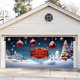 thumbnail image 2 of Decoración Navideña Para Puertas De Garaje. Cartel Mural Navideño Para Puertas De Garaje. 7 X 16 Pies. Gran Letrero De Feliz Navidad Para Fiestas Navideñas., 2 of 6