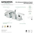 thumbnail image 4 of Kingston Brass KS2955QLL Executive Mini-Widespread Bathroom Faucet with Brass Pop-Up Drain, Oil Rubbed Bronze, 4 of 4
