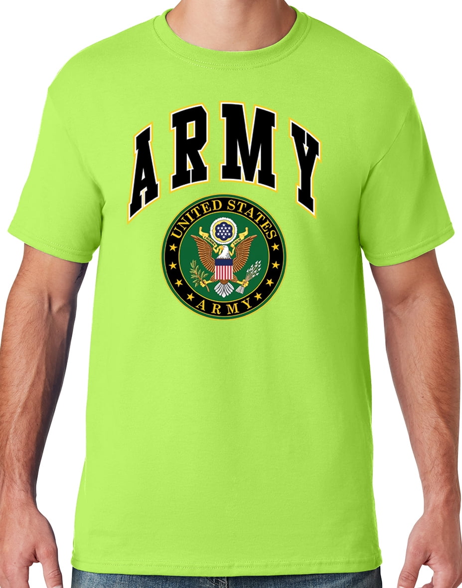Army Seal T-shirt, XL Neon Green 