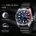 thumbnail image 5 of EXPLOJOY Waterproof Chronograph Wristwatch – Durable Silicone Band and Modern Design, 5 of 9