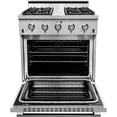 thumbnail image 3 of NXR SC3055 30" Natural Gas Range & EH3019 Under Cabinet Hood Bundle, Stainless Steel, 3 of 11