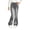 Grey, variant on TIREOW Girls Daily Denim Bell Bottom Pants Slim Fit Solid Color Casual Flared Jeans Pants Elastic Waist Flared Trousers(Grey,13-14 Years)
