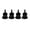 black plated, variant on 4Pcs Guitar Strap Locks Buttons End Pin Security Straplocks for Acoustics, Ukuleles, Bass, Banjos Easy to Install