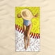 thumbnail image 5 of Equipo de natación, accesorios de natación, pelotas de microfibra, pelotas de toalla de playa, regalos - Toalla de playa grande de 30 x 60 pulgadas, secado rápido, toallas de baño absorbentes de arena, 5 of 8