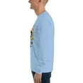 thumbnail image 2 of Funny Fishing Long Sleeve Shirt, Wishin I was Fishin Retro Graphic Tee (M), 2 of 4