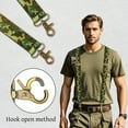 thumbnail image 3 of Camo Suspenders for Men Heavy Duty Adjustable X Back 1.4" Wide Mens Suspenders with 4 Snap Hook, 3 of 6