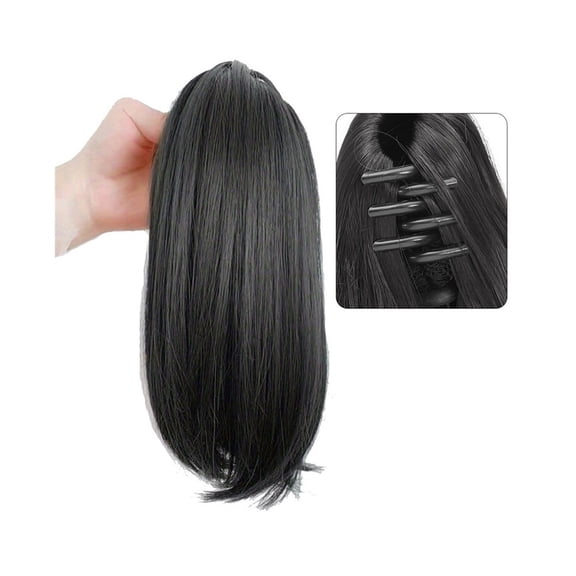 Claw Clip Ponytail Hair Extension for Women 10" Synthetic Curly Ponytail Hair Piece