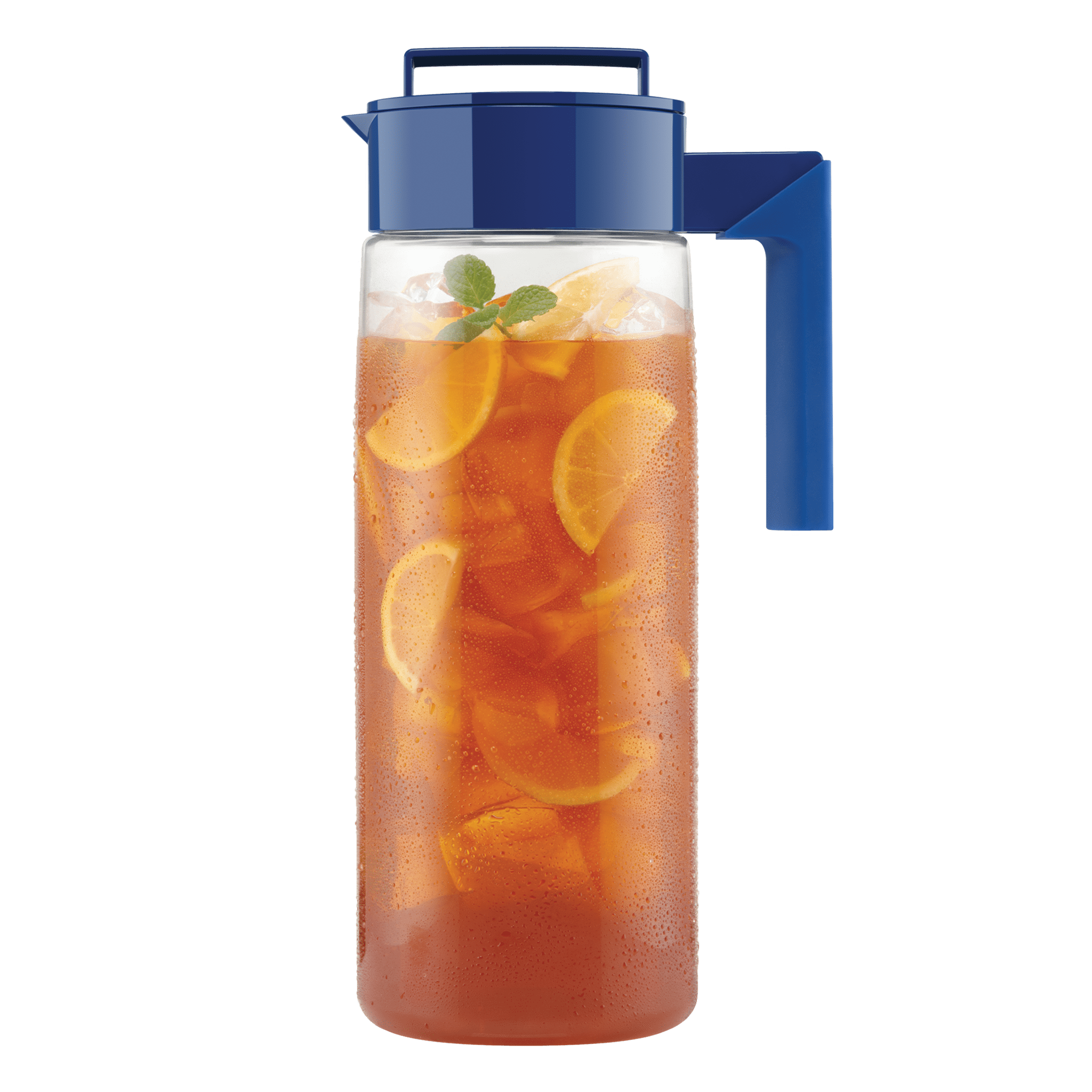 Water & Juice Pitcher BPA-Free With Airtight Lid Twist and Pour Komax Tritan Clear Large 2.1 quart