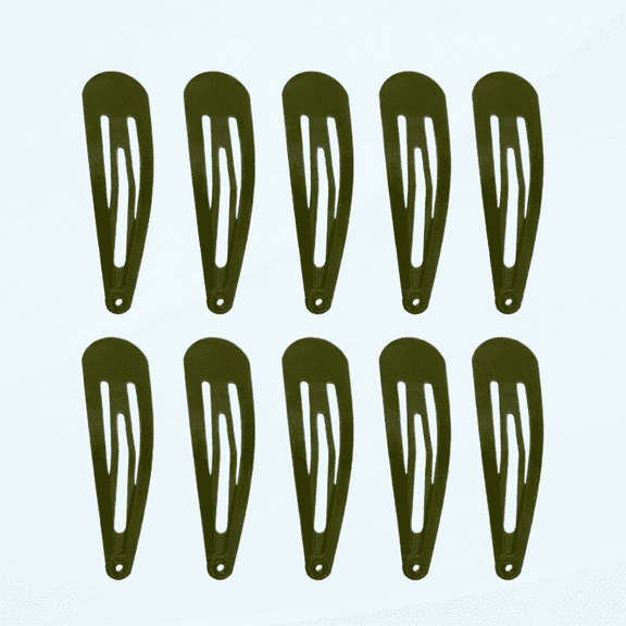 50 Pack of Snap Hair Clips Hair Barrettes for Kids, Girls and Women, 50 mm (Fresh Green)