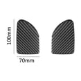 thumbnail image 3 of Real Bright Soft Car Interior Carbon Fiber Sticker Decoration2Pcs Carbon Fiber Interior Rear Door Control Cover For Chevy Silverado LTAuto Car Protection Interior Accessories, 3 of 8